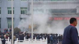 天瑞集團(tuán)派 600多人手持棍棒、斧頭沖擊山水總部