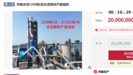 跌價(jià)了？又一熟料產(chǎn)能指標(biāo)掛牌出讓！